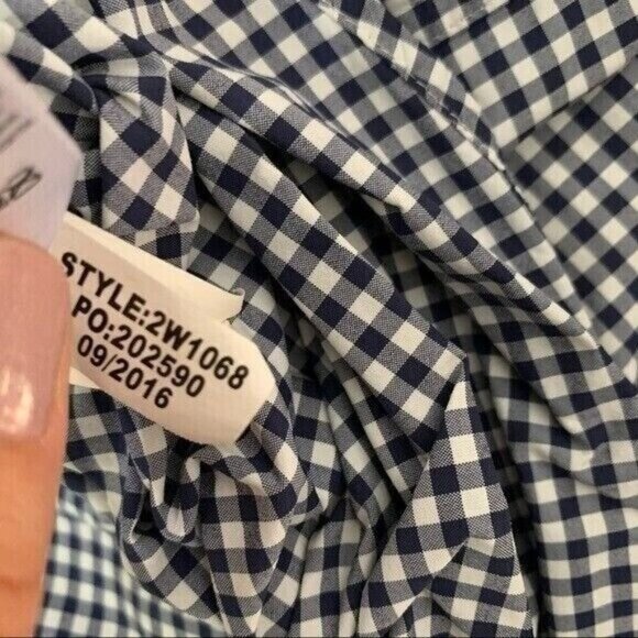 Vineyard Vines Button Down Shirt 4 Blue White Preppy Nautical Coastal Classic - Picture 7 of 7